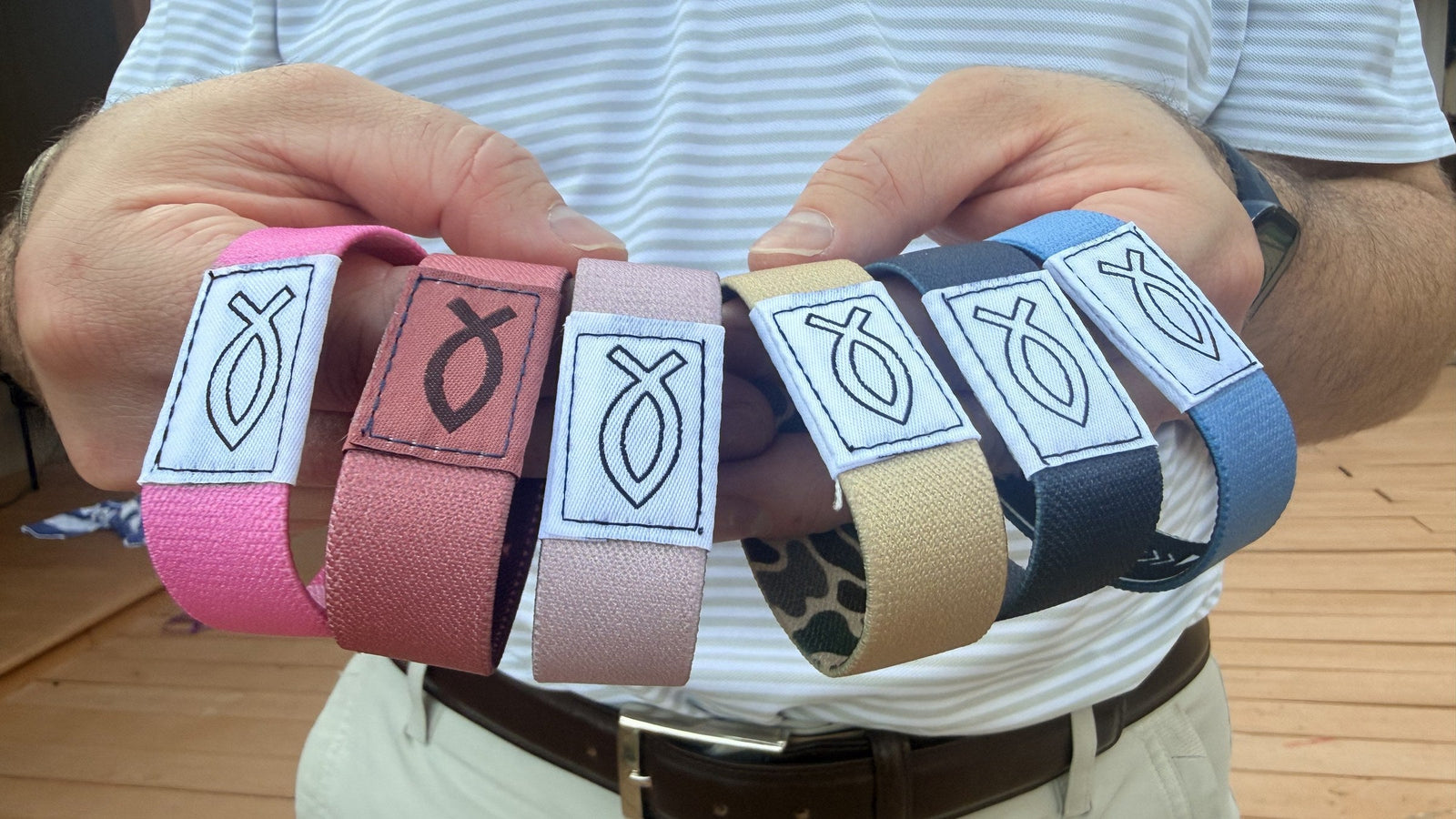The Bible Band in six reversible colors